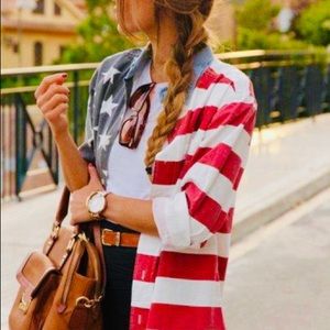 🇺🇸American Flag Button Shirt🇺🇸